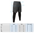 thumbnail image 2 of Pantalones deportivos para hombre Pantalones deportivos para mujer con bolsillos Leggings con forro 2 en 1 Pantalones cortos deportivos Ropa deportiva de entrenamiento Romacci Pantalones deportivos para hombre, 2 of 5