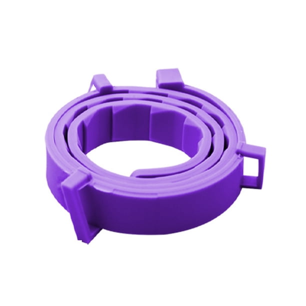 Collar antimosquitos impermeable, protección de 8 meses, ajustable, repelente de insectos, pulgas y garrapatas,purple,Dog Fivean Collar antimosquitos para mascotas