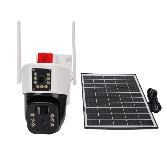 De Cámara de Seguridad Solar, Cámara de Seguridad Solar Inteligente 3MP HD 2 Way Talk Talk Talk Talk Multisp Propósito Para Al Aire Libre