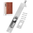 thumbnail image 1 of CHUANK Trap Door Latch Sliding Security Bar Double Latches Concealed Lock Locks Bolt for inside, 1 of 6