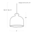 thumbnail image 2 of Regina Andrew 16-1103 Bianca 8" Wide Mini Pendant - White, 2 of 6