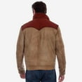 thumbnail image 2 of Scully Leather Leatherwear Mens Tan Men's Zip Front Jacket, 2 of 2