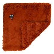 Angle View: Bessie and Barnie Rustic Brick Luxury Ultra Plush Faux Fur Pet/ Dog Reversible Blanket (Multiple Sizes)