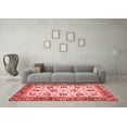 thumbnail image 3 of Ahgly Company Indoor Square Oriental Red Traditional Area Rugs, 4' Square, 3 of 4