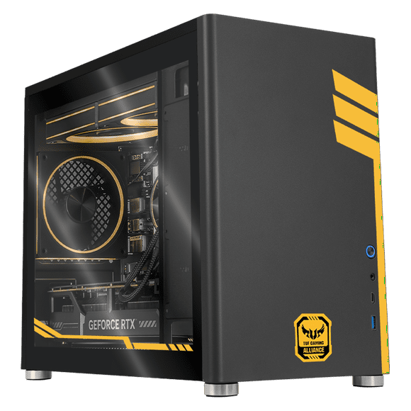 Xtreme PC Gaming ASUS TUF Geforce RTX 5070 AMD Ryzen 9 9900X 32GB DDR5 SSD 1TB Sistema Liquido WIFI Black