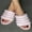 Pink, variant on Deals ABPWLY Women's Summer Suede Home Shoes Indoor and Outdoor Flash Drilling Slippers