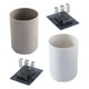 thumbnail image 1 of Laklulu 2 juegos de tazas de inodoro con ventosa para pared montadas en rack, juegos de pareja, 1 of 6