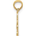 thumbnail image 2 of 14K Yellow Gold #1 Princess Charm (10 X 19.7) Made In United States k8883, 2 of 5