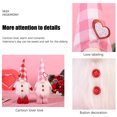 thumbnail image 7 of Tarmeek Valentines Day Plush Gnome Decorations, Mr & Mrs Doll Scandinavian Gnomes Holds Rose Valentine Decor for Home Indoor Table Party Supplies, Valentines Presents Gifts for Kids Him Her, 7 of 7