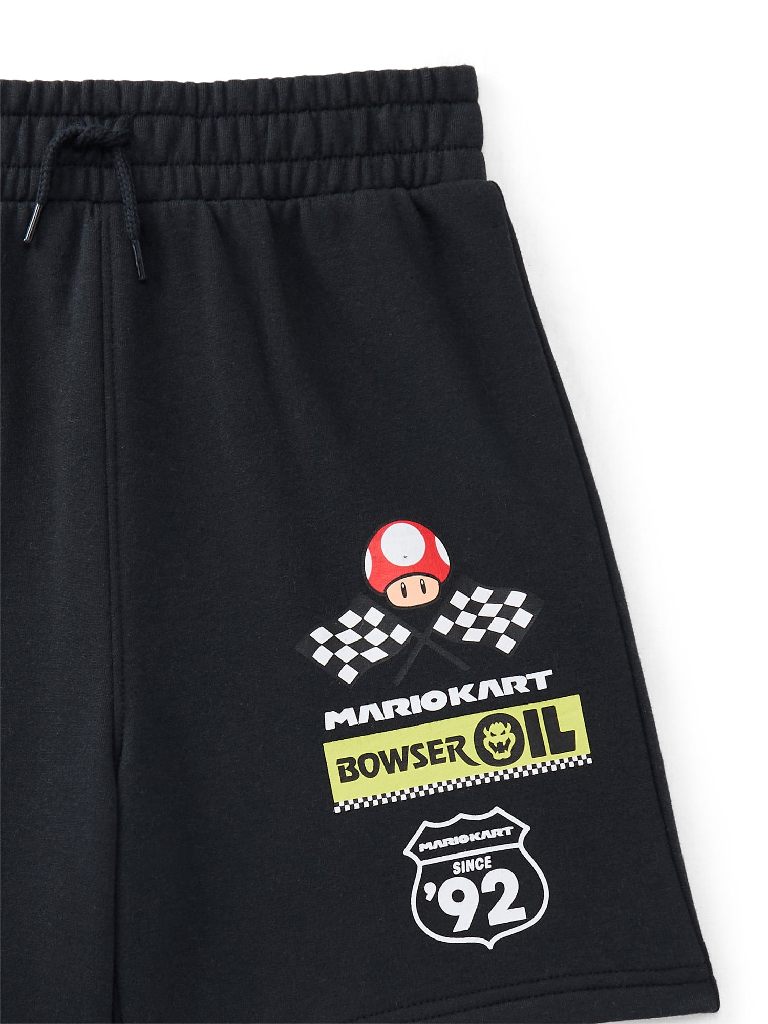 Mario Kart Little Boys and Big Boys Short Sleeve Hoodie & Shorts 2pc Set, Sizes 4-16