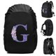 thumbnail image 3 of Mochila impermeable de 20 a 70 l con funda para lluvia, moderna, con letras de flores moradas, para deportes al aire libre, ciclismo, funda de seguridad para lluvia, para acampar y hacer senderismo, 3 of 5