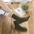 thumbnail image 3 of Women Crew Socks Solid Color Cotton Dress Socks for Women Girls Ladies 10 Pairs, 3 of 7