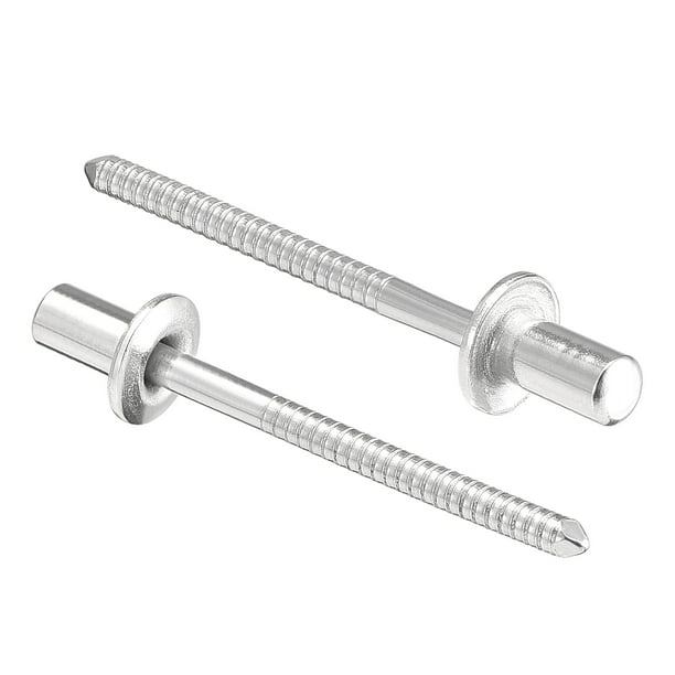 Uxcell 4mm x 8mm 304 Stainless Steel Blind Rivets 25 Pack