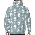 thumbnail image 7 of Fotbe Men's Hoodie with bead tree winter Pattern - Kangaroo Pocket Pullover Hooded Sweatshirt, Perfect for Daily Wear, Travel, and Home-3X-Large, 7 of 7