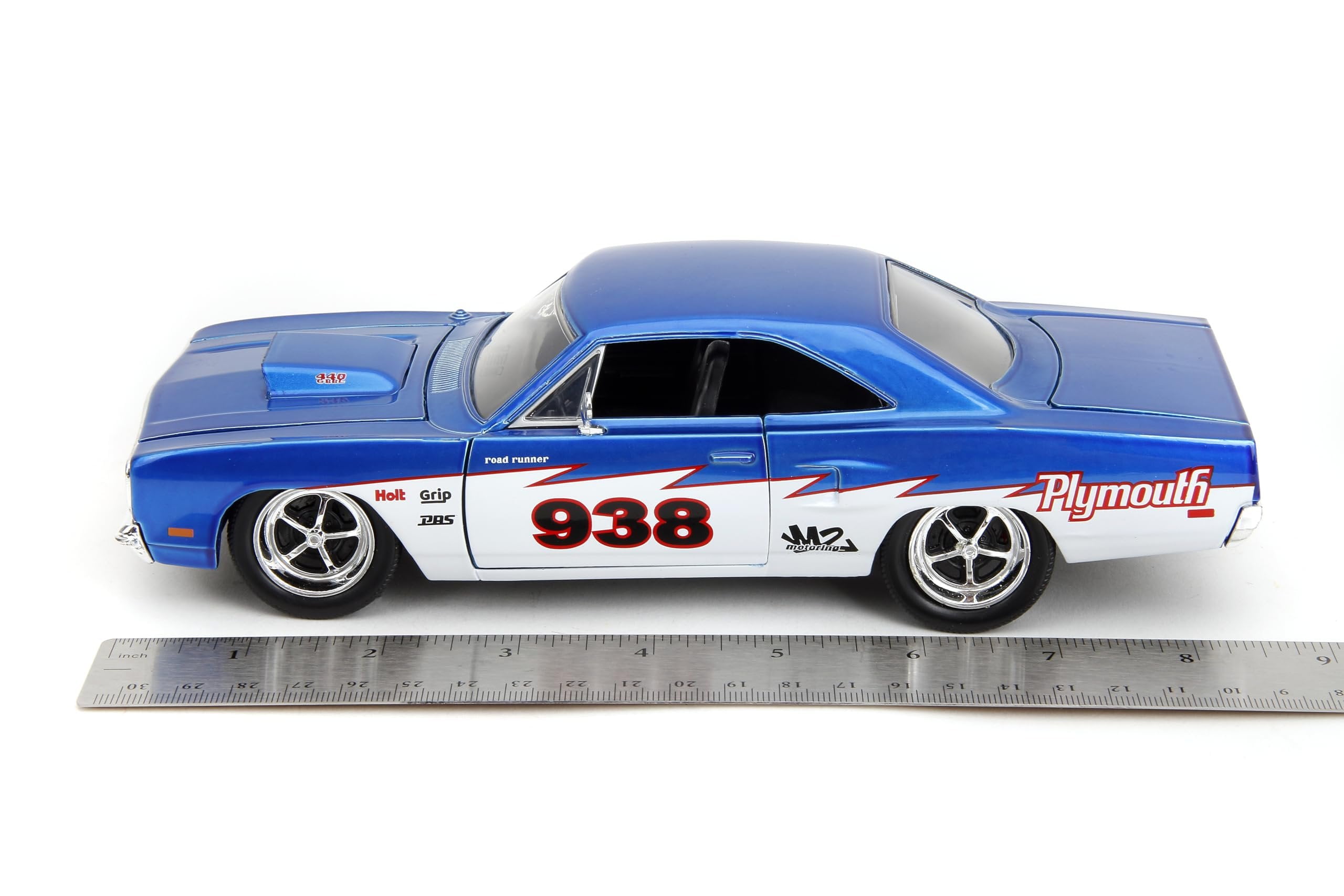 1970 Plymouth Road Runner #938 Candy Blue and White 