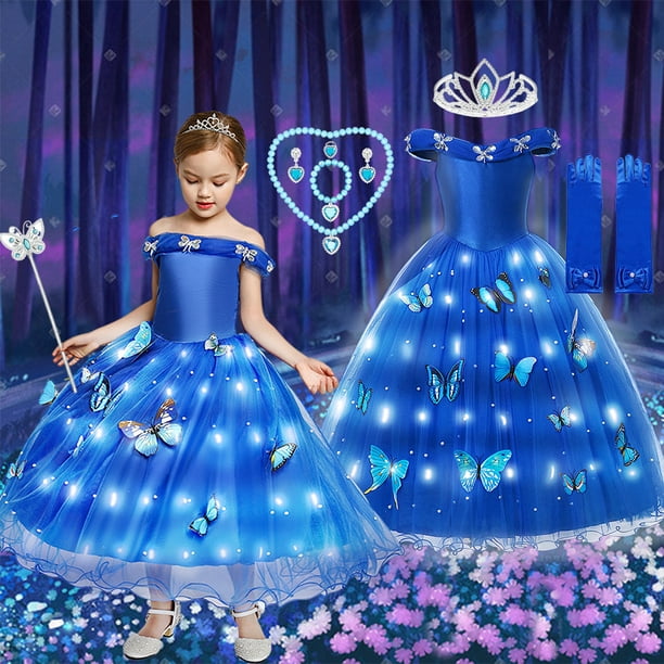 BIBUTY Vestidos De Princesa Para Niñas, Ropa De Vestir, Trajes De