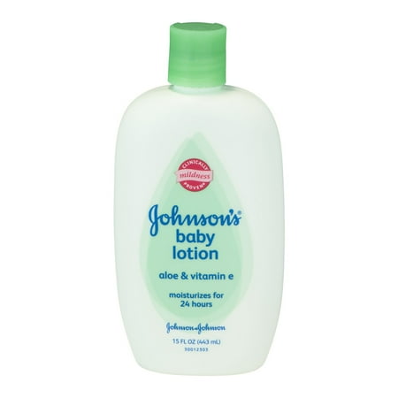 Lotion pour bébés Johnson aloès et vitamine E, 15,0 FL OZ