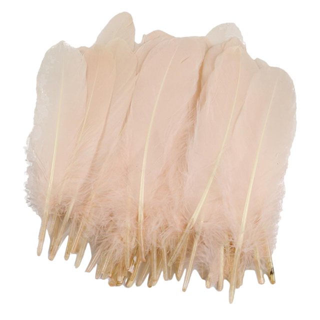 50 plumas de ganso, plumas naturales, plumas decorativas, plumas decorativas, Rosa claro
