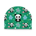 thumbnail image 2 of Dailycode 2 Pack Napkin Holder for Table Acrylic Kitchen Paper Tissue Dispenser, Cute Panda Flower Leaves, 2 of 9