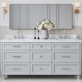 thumbnail image 4 of Ariel B73DCWRVOWOA Monroe 72" Free Standing Double Basin Vanity Set - Wood, 4 of 6