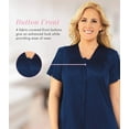 thumbnail image 3 of Exquisite Form Nylon Tricot Short Sleeve Matching Pajama Set 90107, 3 of 4