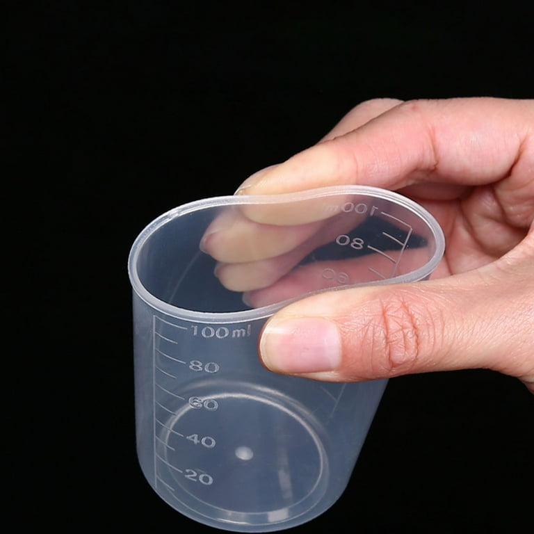 100ml Metric Measuring Cup,Plastic Small Measuring Cup with Scale,Lunch Box  Accessories Seasoning Measuring Cup,Multipurpose Mixing Cups Measuring ...