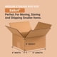 thumbnail image 2 of Cajas De Envío Aviditi Planas De 8 Pulgadas De Largo X 8 Pulgadas De Ancho X 4 Pulgadas De Alto, Paquete De 25 | Caja De Cartón Corrugado Para Embalaje, Mudanza Y Almacenamiento., 2 of 4