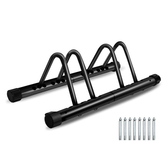 Bicycles Storage Organizers Two Bikes Floor Stand Replacement Bike Parking Rack Compacts Garage Bike Rack Enduring