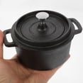 thumbnail image 6 of ONAPARTER Boiling Water Pot Kitchen Cookware Mini Cast Iron Metal Stockpot Household Cooking （As Shown）, 6 of 6