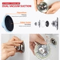 thumbnail image 7 of BATHBEYOND Shower Caddy Suction Cup Tier Shower Shelf - Adjustable Shower Caddy 400 Stainless Steel No-Drilling and Extra Adhesive Sticker for More Stronger Suction, 7 of 7
