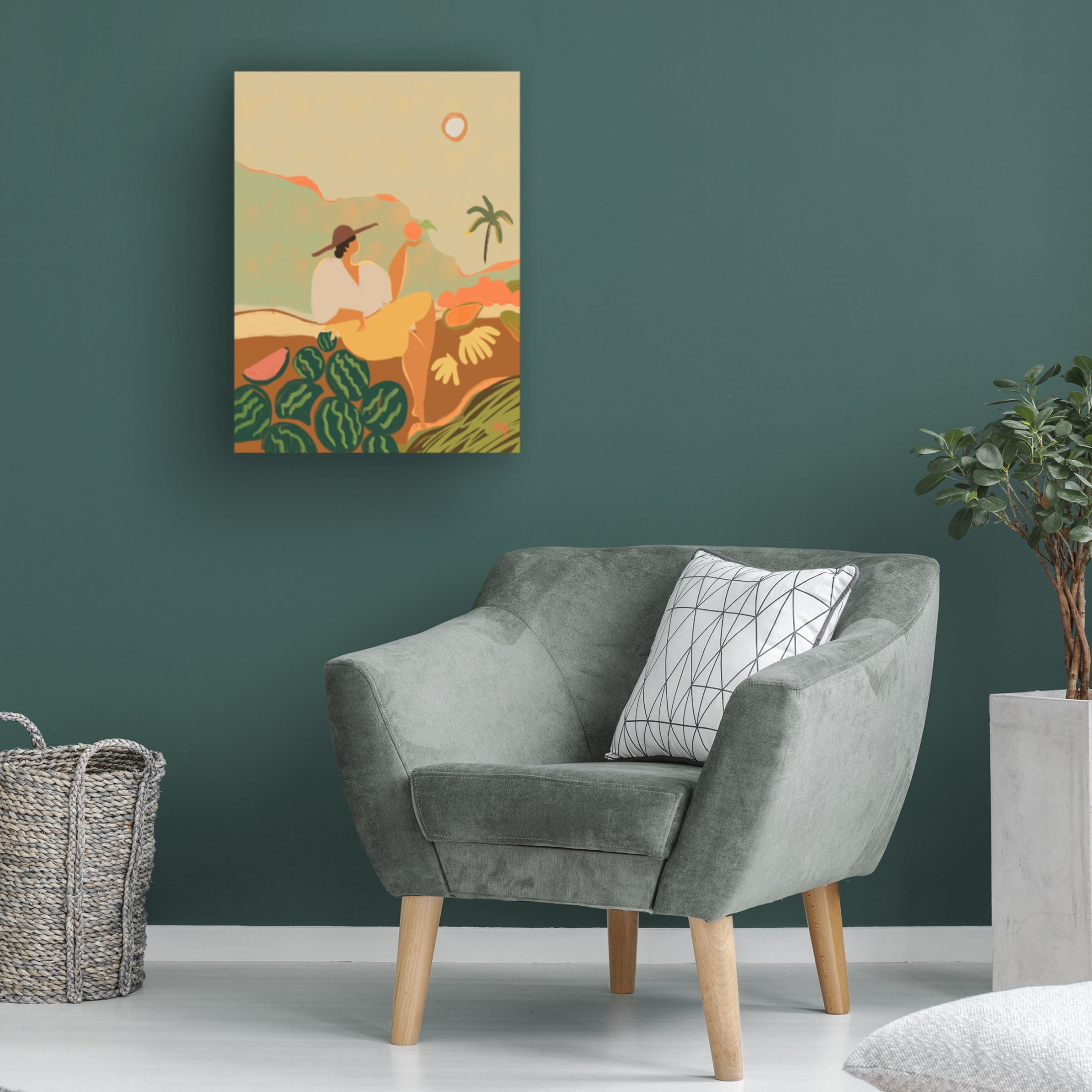 Trademark Fine Art Arty Guava  Farmer Guava Canvas Wall Art