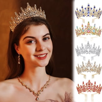2pcs Bride Weddinq Crown Tiara Bridal Headpiece Headband  display picture 3