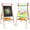 Multicolor, variant on Tiny Land Kids Art Easel with Paper Rolls, Chalkboard & Magnetic Whiteboard for Ages 3-8