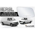 thumbnail image 2 of exactafit 8722R Passenger Side Mirror Glass Replacement Fits 1985-2005 Chevy Astro, GMC Safari Right Hand 3m Adhesives, 2 of 3
