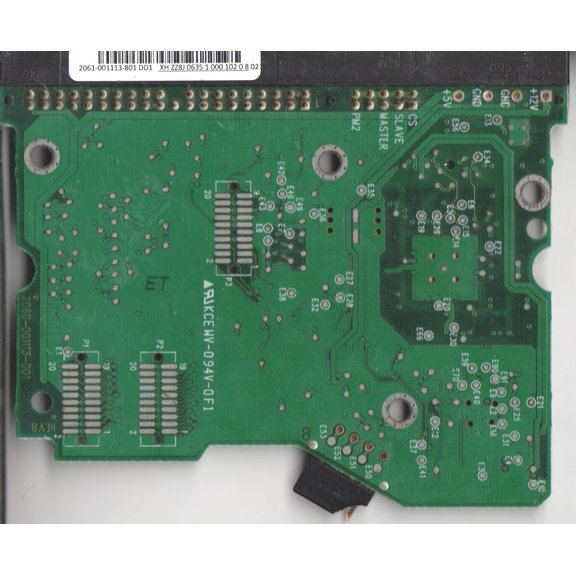 WD300EB-75CPF0, 2061-001113-801 DD1, WD IDE 3.5 PCB