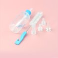 thumbnail image 3 of Dog And Cat Breeding Bottle, Cats Bottle Set with 2 Nipples and 1 Cleaning Brush Nursing Kit for Dog Cat Rabbit Hamster 150ml,（Blue）, 3 of 3