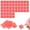 Red, variant on 120 Pcs Diamond Art Painting Wax, 2x2cm Red Painting Refills Glue DIY Diamonding Glue Clay for DIY Painting for Embroidery Accessories, Painting Clay, Topboutique
