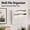 White, variant on TAVENE 3 Pocket Mesh Hanging Wall File Organizer, Clipboard Storage Organization Magazine Rack with Nametag Label Wall Mounted Mail Paper Document Folder Holder, for Office School Home, White