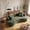 Green, variant on 79.5 Inch 3-Seater Boneless Sofa with 2 Pillows, Upholstered Floor Couch for Living Room, Bedroom, Apartment, Camel