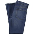 thumbnail image 2 of Free People Womens Raw Hem Cropped Jeans, Blue, 25, 2 of 2