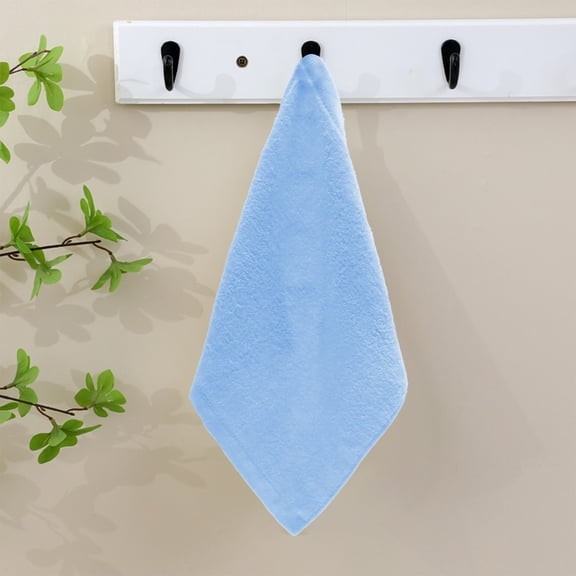Bamboo Fiber Washcloth Face Towel Set Soft Absorbent for Bath Spa Kitchen 6 Pack