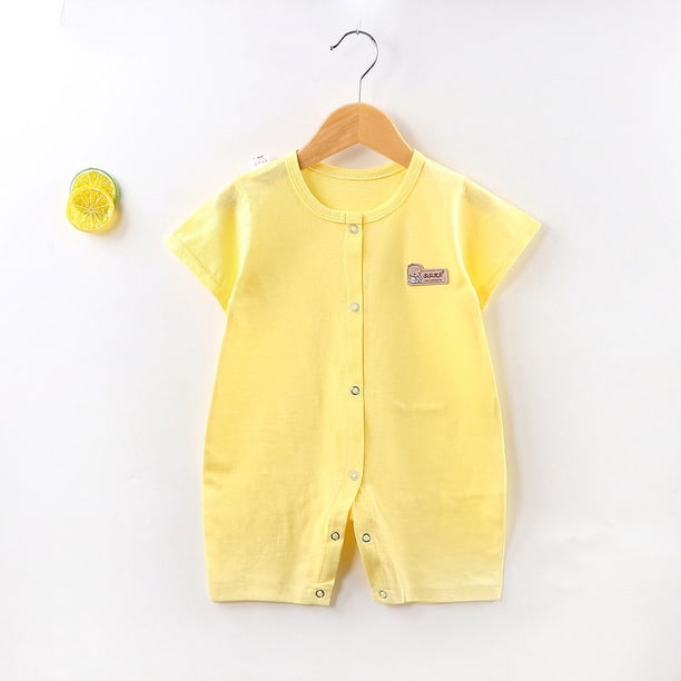 Mono de bebé de manga corta de verano para recién nacidos Hattie Clase A Mono de escalada para bebés Ropa de bebé Ropa para niños