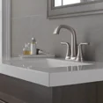 thumbnail image 2 of Delta Larkin Two Handle Centerset Bathroom Faucet,  Brushed Nickel, 2 of 4