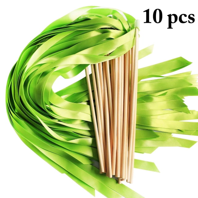 Bangcool Wedding Wand Creative Party Decoration Ribbon Stick Streamer Stick