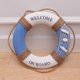 thumbnail image 4 of Diameter 30cm Blue Nautical Life Ring Nautical Decorative Life Ring Nautical Lifebuoy Ring Wall Door Ring for Home Decor (Fish), 4 of 5