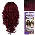 thumbnail image 2 of Sensationnel What lace 13x6 Wigs - latisha lacefrontal hand tied glueless synthetic with natural density preplucked hairline (Off Black 1B), 2 of 10
