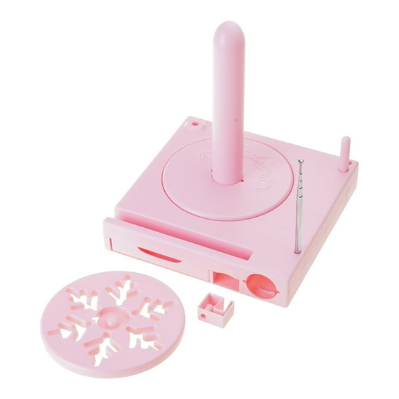 Yarn Spool Holder with Phone Stand and Sliding Drawer Multifunction Yarn Holder Yarn Dispenser Thread Bobbin Organiser