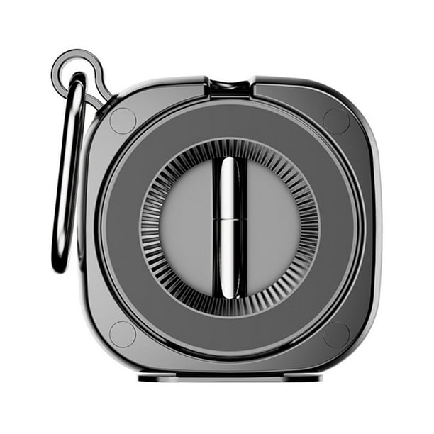 Soporte para teléfono móvil para avión, esencial para viajes y vacaciones, fácil de usar, de bolsillo Negro