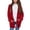 Gtops91-Red, variant on xaweyi Girls Fleece Jackets Winter Coats Warm Cosy Long Sleeve Open Front Plush Casual Outwear School Coats Lightweight Jackets,Sizes 9-10 Years