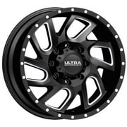 20" Black With Natural Accents Carnage 221 Wheel by Ultra Wheel 221-2987BM+18